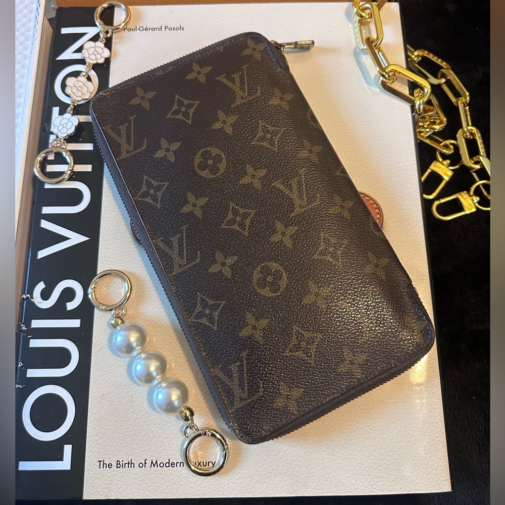 🔷LAST CALL🔷 Louis Vuitton Monogram De Voyage Travel Organizer Zippy Wallet - Picture 2 of 15